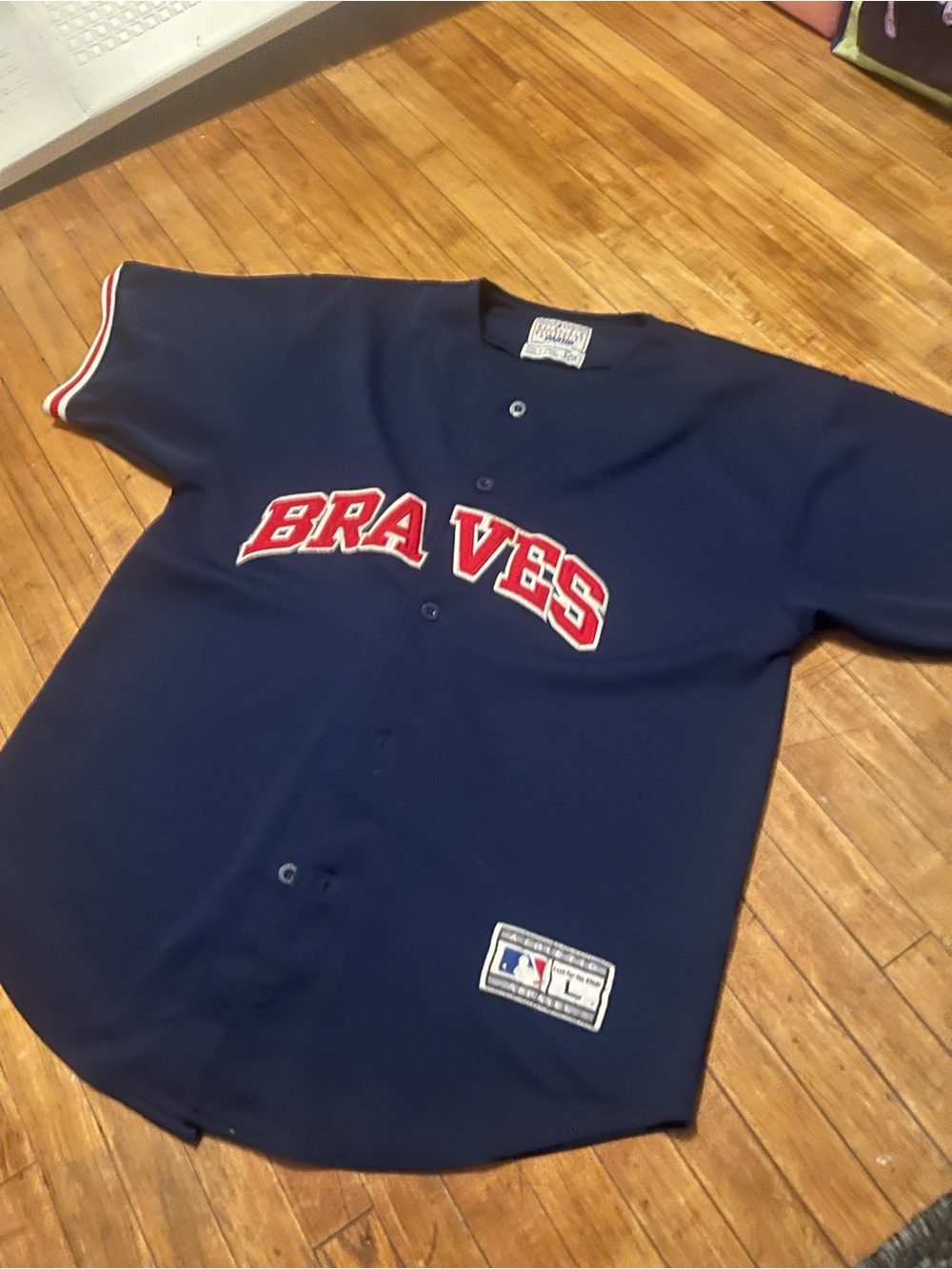 Vintage 90s MLB Atlanta Braves Baseball Jersey